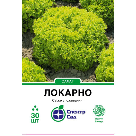 Салат Локарно, тип Лолло Біондо, 30 шт