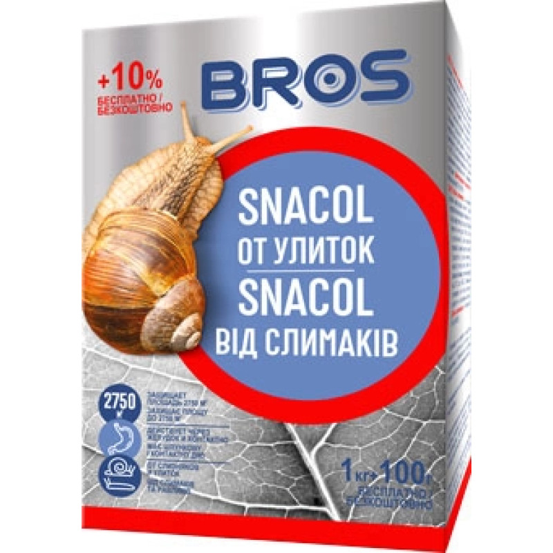 Гранули від слимаків Snacol Bros, 1 кг